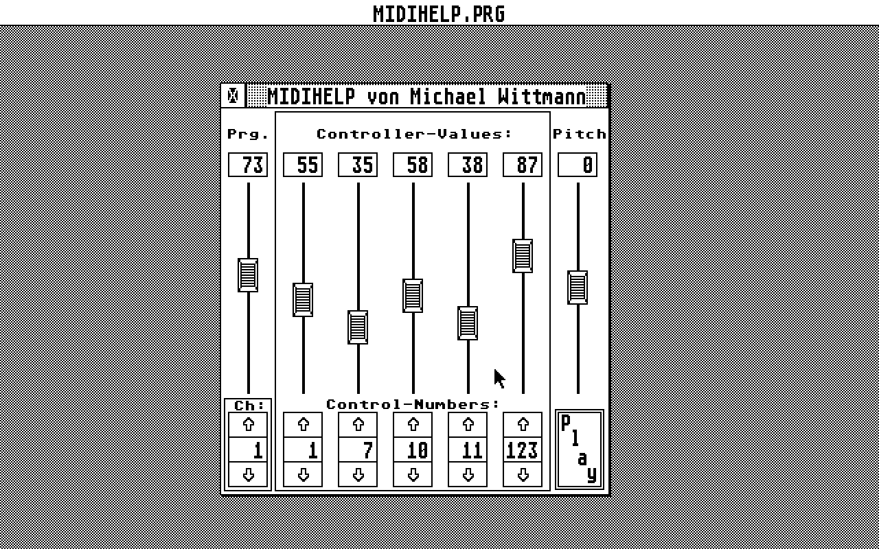 MIDIHelp atari screenshot